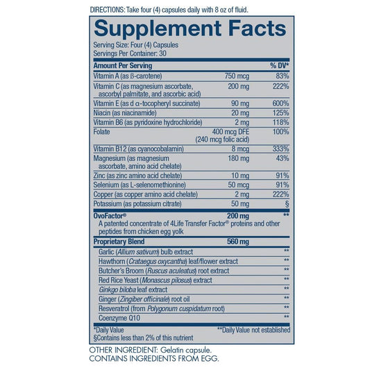 4Life Transfer Factor Cardio - 4Life Espanol