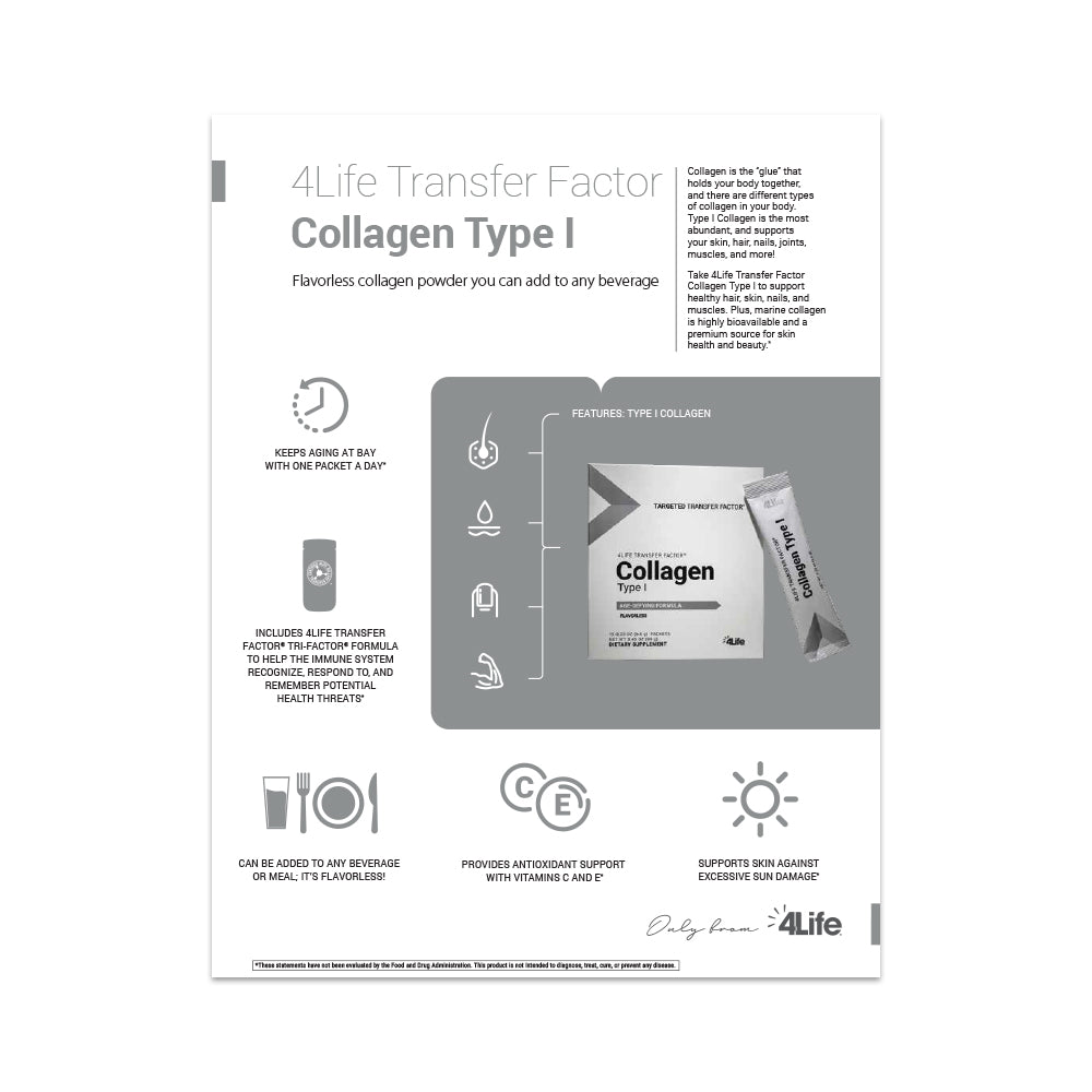 4Life Transfer Factor Colágeno Tipo I